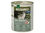 REAL NATURE WILDERNESS Nassfutter Hund, Adult, Wide Territory, Feldhase mit Wildente und Forelle 24x800 g
