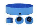 VidaXL Hunde-Pool blau 1,2 m, 30 cm