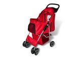 VidaXL Hundetransporter 37x80x99 (B x T x H) rot