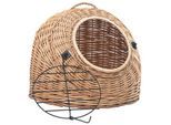 VidaXL Katzentransporter Braun 45 cm, 45 cm, 60 cm