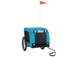 VidaXL Fahrradanhänger 133x69x73,5cm (L x B x H) blau