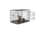 Lionto Hundetransportkäfig Tiertransportbox Hundebox Größe (S) 45x31x36 cm XL
