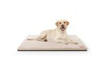 Knuffelwuff Orthopädische kuschelige Hundematte Berrith aus weichem Kaninchen Fellimitat beige L