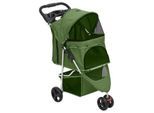 VidaXL Hundewagen 80x46x98cm (L x B x H) grün