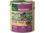 REAL NATURE WILDERNESS Nassfutter Hund, Adult, Mellow Fields, Büffel und Lamm 24x800 g