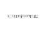 VidaXL Hunde Laufstall / Freilaufgehege mit Unterstand 5 m, 5 m, 50 cm