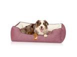 Knuffelwuff orthopädisches Design Hundebett Sanford rot XXL