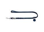 Hunter Verstellbare Führleine Solid Education dunkelblau 1,3 cm, 2 m