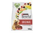 Beneful Purina Original Trockenfutter Hund, Adult, Rind & Gartengemüse 2x12 kg