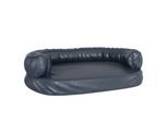 VidaXL Hundebett Ergonomisch Kunstleder blau L