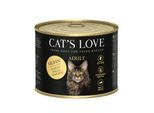 CAT'S LOVE Nassfutter Katze Adult Huhn 12x200 g