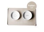 Minty&Marla XXL Futterstation 3er Set Katze beige