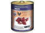 PREMIERE Meati Nassfutter Hund, Adult, Hühnerherzen 12x800 g
