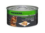 PREMIERE Fine Filets Nassfutter Katze Adult Jelly Thunfisch mit Gemüse 48x100 g