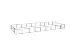 VidaXL Hundezwinger Stahl schwarz 9 m, 4 m, 70 cm