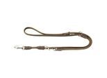 Hunter Verstellbare Führleine Round & Soft Hunting oliv S-M