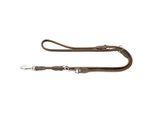 Hunter Verstellbare Führleine Round & Soft Hunting braun M-L