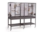 Montana Cages Vogelkäfig New Madeira Double dunkelgrau