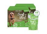 Lyra Pet Lecker.Pet Surf'n'Turf Pouches Hundefutter Nassfutter 4er Mix Multipack 150 g