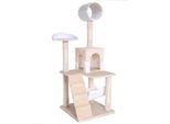 Lionto Kratzbaum, Höhe 133 cm weiß/ beige