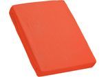 Spannbettlaken KUM "Frottee Spannbetttuch", orange (terra), L:200cm, Frottee, Obermaterial: 100% Polyester, Bettlaken, Spannbettlaken, bis ca. 30 cm Matratzenhöhe, weich & kuschelig