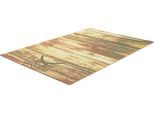 Teppich SANSIBAR "Rantum Beach SA-029", braun, B:190cm H:5mm L:290cm, Polypropylen, Teppiche, Teppich, Flachgewebe, modernes Design, Motiv Holzdielen, In- & Outdoor geeignet