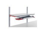 Rocholz Ablageboden mit Tastaturauszug SYSTEM FLEX für Breite 800 mm RAL9006+3003 (73308600)