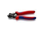 KNIPEX 95 62 160 Drahtseilschere auch für hochfeste Drahtseile mit Mehrkomponenten-Hüllen brüniert 160 mm)