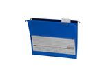 Eichner PVC-Hängemappe Platin Lineseitlich offen, blau (9039-10012)
