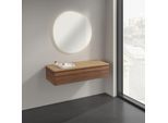 Villeroy und Boch Antao Sideboard K41101HM 120x26,8x50cm, Waschbeckenplattenfarbe honey oak, warm walnut