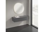 Villeroy und Boch Antao Sideboard K41000GK 120x26,8x50cm, Waschbeckenplattenfarbe Lack, anthracite matt lacquer