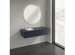 Villeroy und Boch Antao Sideboard K41000HG 120x26,8x50cm, Waschbeckenplattenfarbe Lack, midnight blue matt lacquer