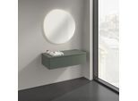 Villeroy und Boch Antao Sideboard K40000HL 100x26,8x50cm, Waschbeckenplattenfarbe Lack, leaf green matt lacquer