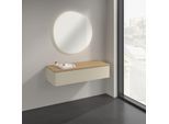Villeroy und Boch Antao Sideboard K41101HJ 120x26,8x50cm, Waschbeckenplattenfarbe honey oak, silk grey matt lacquer