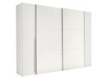 Boxxx Kleiderschrank, Weiß, Holzwerkstoff, 10 Fächer, 267x205x57 cm, Kombination aus Dreh- und Schwebetüren, Schlafzimmer, Kleiderschränke, Drehtürenschränke