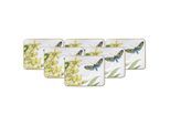 Untertasse VILLEROY & BOCH "Mokka- / Espressountertassen Amazonia 14 x 11 cm 6er Set bunt", bunt, L:14cm, Speiseteller