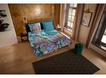 Wendebettwäsche "Nani", bunt (multi), B/L: 135cm x 200cm, 1 Stk., 1 Stk., Microfaser, B/L: 80cm x 80cm, 2 Stk., Microfaser, Obermaterial: 100% Polyester, PURE LUXURY COLLECTION, Bettwäsche, Wendebettwäsche, Mikrofaser, 135x200, Pflegeleicht, Reißverschluss, Wendeoptik, Leopard