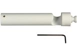 Trägerverlängerung LIEDECO, weiß, L:12,5cm Ø:2cm, Gardinenstangenhalterungen, für Gardinenstangen Ø 20 mm