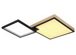 LED-Deckenleuchte Jacky Schwarz/Dunkelbraun max.40Watt Deckenlampe