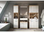 Badezimmer Lambada 4-tlg. ca. 171 cm Eiche/Weiß