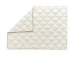 Bettdecke Superwashed Wolle ca. 135x200x17,33 cm Weiß