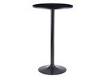 Bistrotisch rund ca. 60x100 cm Schwarz