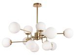 Kronleuchter Erich Messingfarben max. 40 Watt