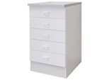 Schubkastenunterschrank Speed Weiß