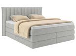 Boxspringbett Lina Hellgrau ca. 200x200cm