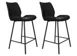 Barhocker-Set Barron 2er-Set ca. 47x99 cm Schwarz