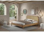 Bett Olive ca. 180x200 Eichefarben