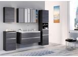 Badezimmer in Silber/ Eichefarbe 'Arezzo'