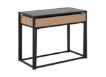Couchtisch Ani Schwarz/ Eichefarben MDF mit Stauraum