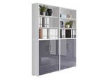 Aktenschrank Office Edition Sw Set 11 Weiß/Anthrazit